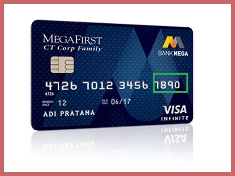 aktivasi kartu kredit bank mega